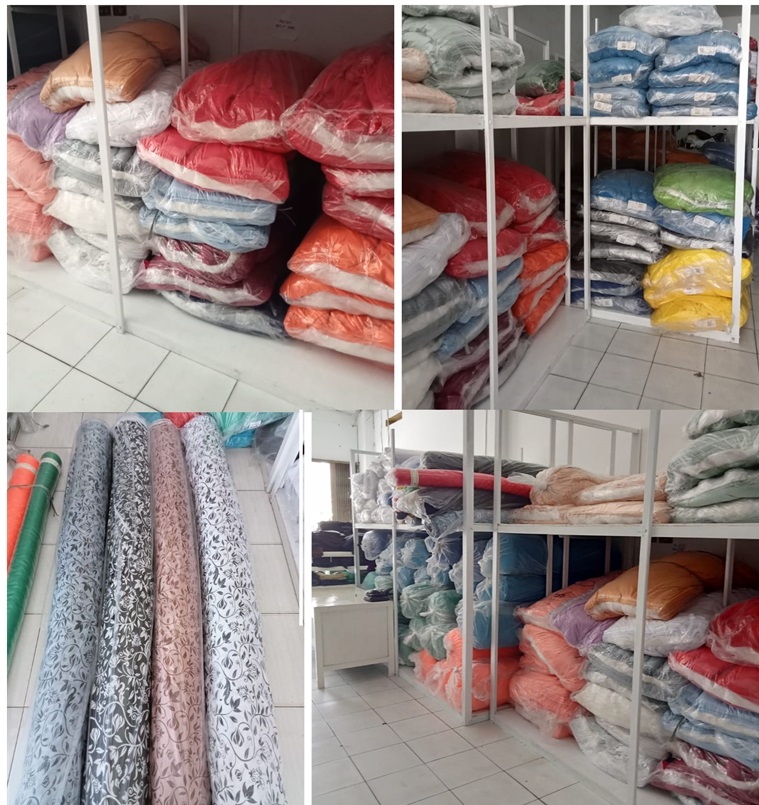 KAIN ABUTAY / BAHAN ABUTAI FILAMIN DEKORASI / HABUTAI UNTUK TENDA DEKOR (KILOAN)