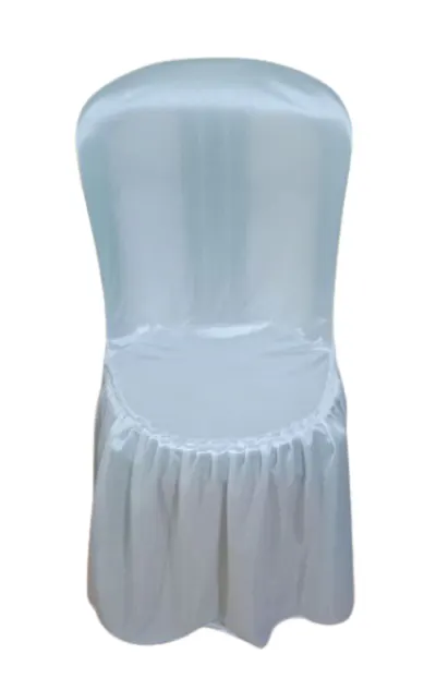 SARUNG KURSI NAPOLLY 101 / COVER KURSI NAPOLI PUTIH POLOS PREMIUM (READY)