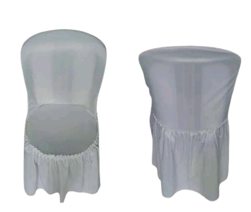 NAPOLLY 101 / COVER KURSI NAPOLI PUTIH POLOS EKONOMIS (READY)